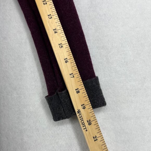 Nanette Lepore 100% Fine Merino Wool Pullover Sweater Burgundy Maroon Size Small - Picture 7 of 10